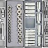 FORCE 10218C-303 Practical serie gereedschapswagen gevuld (303 delig) Zwart-21066