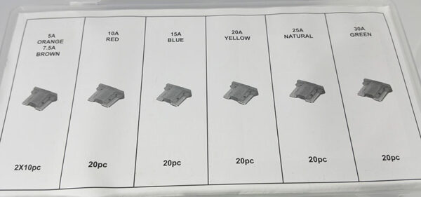 FD-1150 Micro steekzekeringen assortiment 120 delig-6546