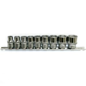 FORCE 3093S 3/8" Doppenset 6-kant SAE 9 delig-0