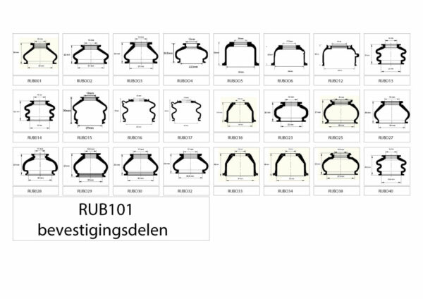 Assortiment Fuseekogelhoezen / stofkapjes (84 delig)-1197