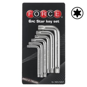 FORCE 5063 Haakse Torx sleutelset 6 delig-0