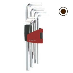 FORCE 5102L Haakse Inbus sleutelset 10 delig (vanaf 1,27 mm)-0