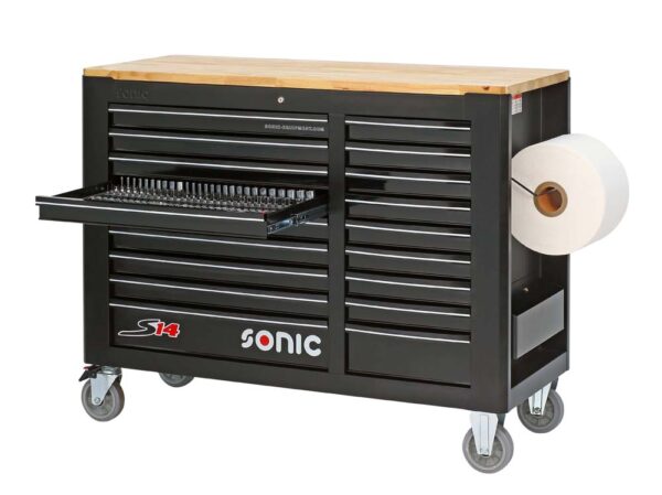 SONIC 764408 S14 gereedschapswagen gevuld (644 delig) -0