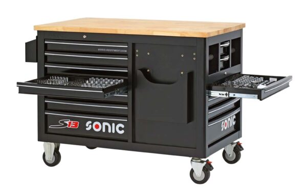 SONIC 728907 Gereedschapswagen S13 gevuld (290 delig)-0