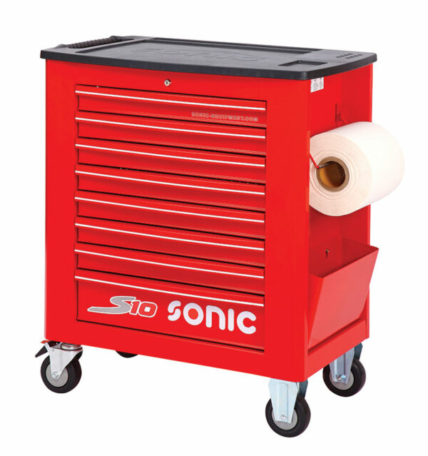 SONIC 4730928 Gereedschapswagen S10 rood leeg-0