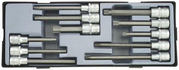 FORCE T4116 1/2" Doppenset Torx - Inbus - Spline 11 delig-0