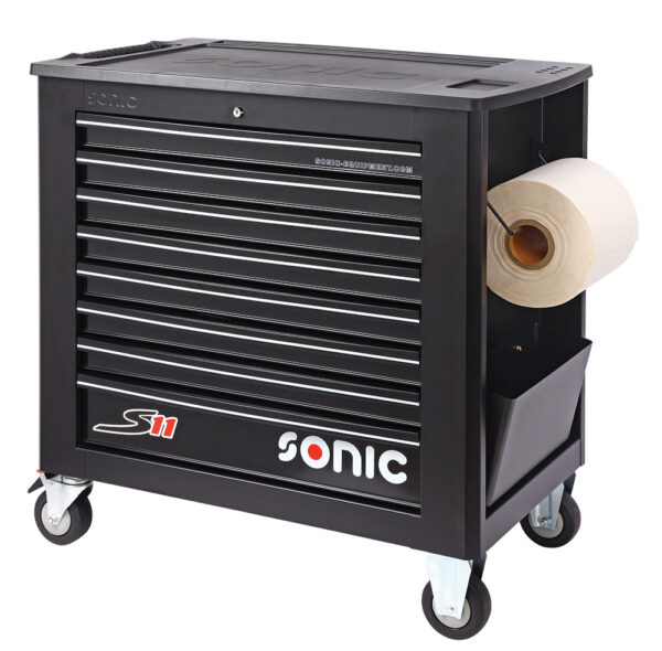 SONIC 734511 Gereedschapswagen S11 gevuld (345 delig) Zwart-8716