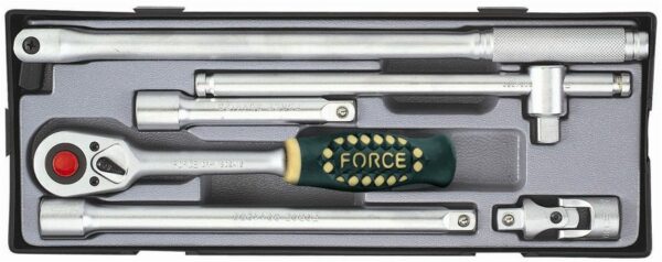 FORCE T40612 1/2" Ratelset 6 delig-0