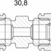 Remleiding knelkoppeling 4.75mm