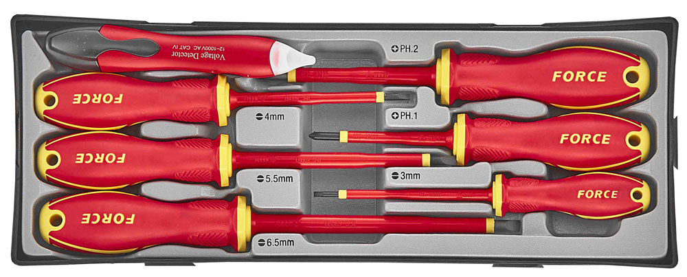 Force schroevendraaierset 7 delig - Force Gereedschap