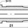 Remleidingnippel 3/8" x 24 mm - 10 stuks AL-RN109-6601