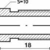 Remleidingnippel M10 x 1,00 mm - 10 stuks AL-RN116-6609