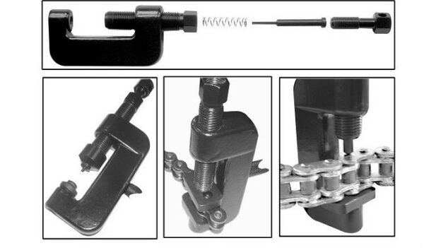 WT-4210 Ketting breek en pons set voor motorkettingen-5929