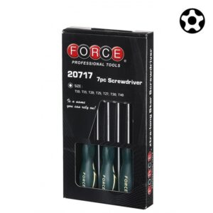 FORCE 20717 Schroevendraaierset 5-kant Resistorx TS 7 delig-0