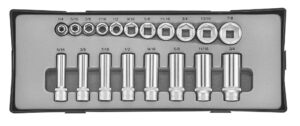 FORCE T3193 3/8" SAE Doppenset 19 delig-0