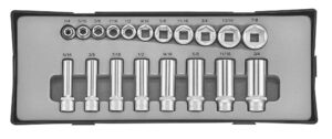 FORCE T3193 3/8" SAE Doppenset 19 delig-0