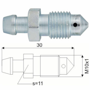 RO0039 Remontluchtingsnippel M10x1-0