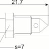 RO0053 Remontluchtingsnippel M7x1-6668