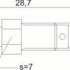RO0069 Remontluchtingsnippel M7x1-6691