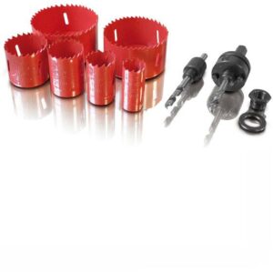 ERBA 03166 Gatenzaag set 10 delig HSS Bi-metaal-0