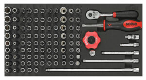 SONIC 110201 Bitdopset 1/4`` 102-dlg. SFS 1/3-0