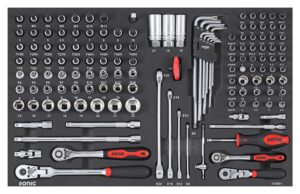 SONIC 213901 Combinatieset 1/4`` & 3/8`` 139-dlg. SFS