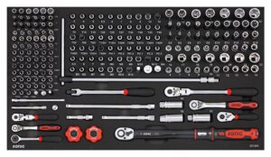 SONIC 221201 Doppenset 1/4`` & 3/8`` 212-dlg. SFS Jumbo