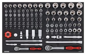 SONIC 310101 Combinatieset 3/8`` & 1/2`` 101-dlg. SFS