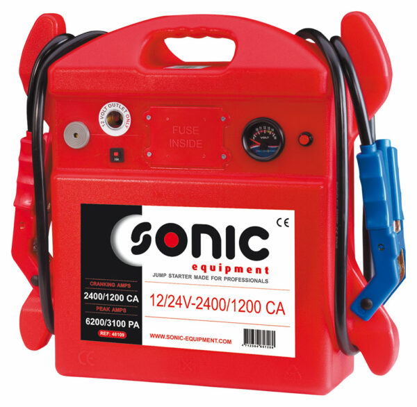 SONIC 48109 Booster portable 12/24V 2400-1200CA-0