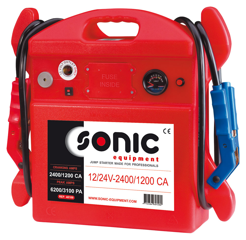 SONIC 48109 Booster portable 12/24V 2400-1200CA