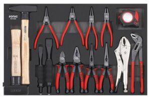 SONIC 601506 Hamer & tangenset (9 Duits) 15-dlg. SFS