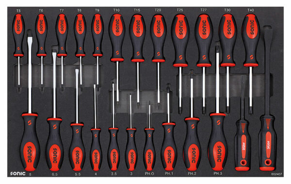 SONIC 602407 Schroevendraaierset 24-dlg. SFS-0