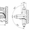 DELTACH 712001 Slanghaspel, gesloten stalen huis, 8x12mm, 15m PU-8112