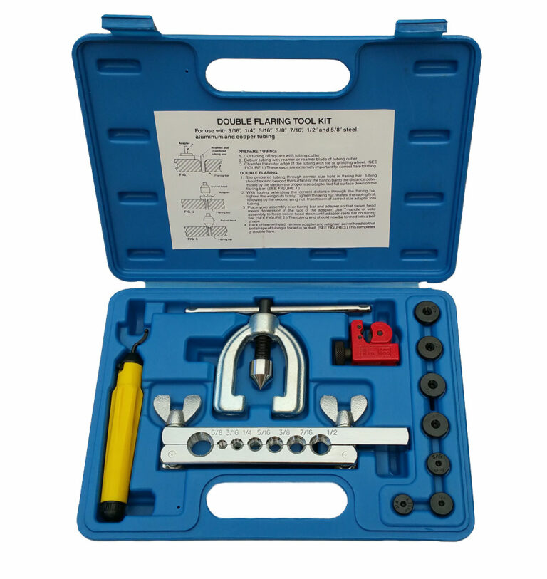 CHENGCKJ Felsset voor remleiding, randijzers, gereedschap voor DIN F-rand 4, 75mm, universeel buisverwijderingsgereedschap voor rem- en hydraulische leidingen, auto reparatie, voertuigremsystemen