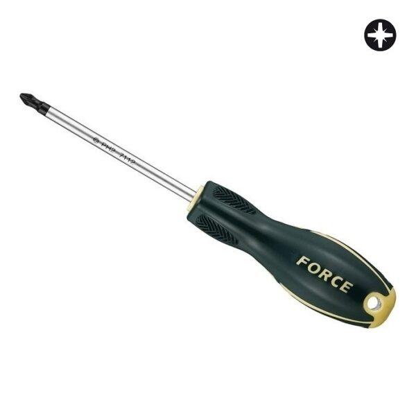 FORCE 7120 Schroevendraaier Pozidriv PZ.0 (Lengte: 145mm) -0