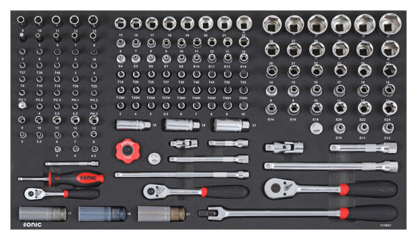 SONIC 734529 Gereedschapswagen S12 (345-delig)-26914