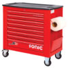 SONIC 734517 Gereedschapswagen S11 gevuld (345 delig) Rood-8726