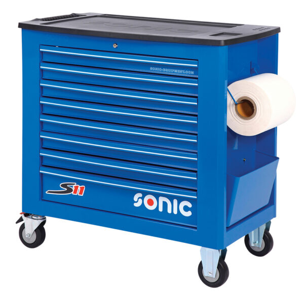 SONIC 748518 Gereedschapswagen S11 gevuld (485 delig) Blauw-8783