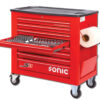 SONIC 734517 Gereedschapswagen S11 gevuld (345 delig) Rood-0