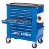 SONIC 725116 Gereedschapswagen S10 gevuld (251 delig) Blauw-0