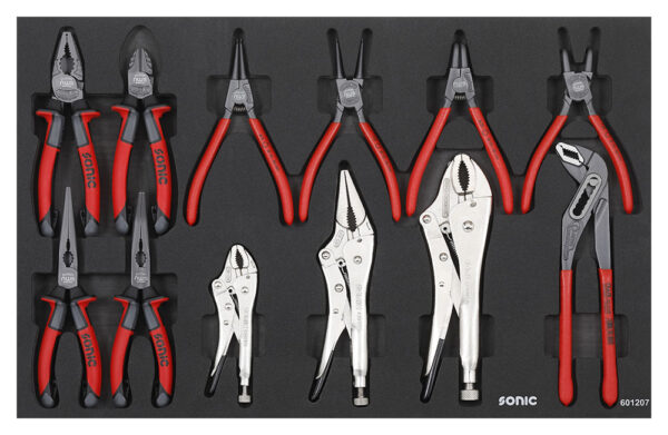 SONIC 726131 Gereedschapswagen S9 gevuld (261 delig)-26173