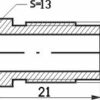 Remleidingnippel M12 x 1,00 mm - 10 stuks AL-RN103L-11682