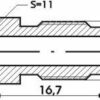 Remleidingnippel M10 x 1,00 mm - 10 stuks AL-RN105a-11699