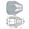 Remleidingnippel 3/8" x 24 - 10 stuks AL-RN110-0