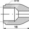 Remleidingnippel 3/8" x 24 - 10 stuks AL-RN111-11752