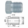 Remleidingnippel M10 x 1,25 mm - 10 stuks AL-RN113-0