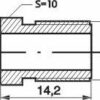 Remleidingnippel M10 x 1,25 mm - 10 stuks AL-RN113-11759