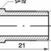 Remleidingnippel M12 x 1,00 mm - 10 stuks AL-RN119-11796