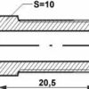 Remleidingnippel 3/8" x 24UNF - 10 stuks AL-RN167-11820