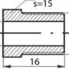 Remleidingnippel 9/16" x 18UNF - 10 stuks AL-RN171-11838